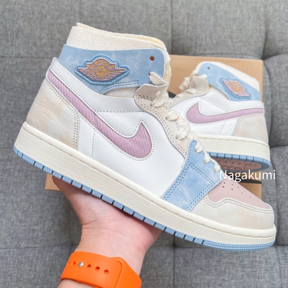 🐰 Nike Air Jordan 1 High pastel color block shoes 🐰 - Picture 2 of 4